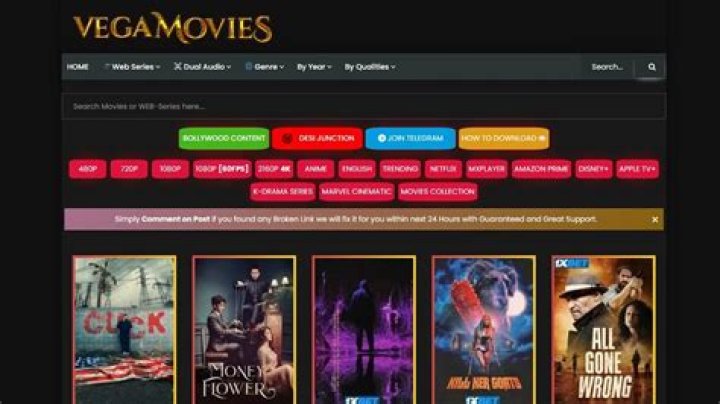 Discover Vegamovies: Free Bollywood, South, & Dubbed Movies [2024]