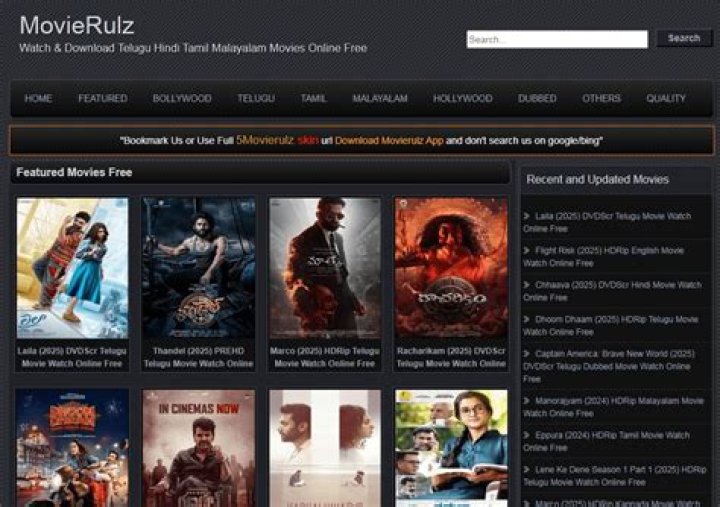 Movierulz 2025: Watch South Indian & Bollywood Movies & Web Series!