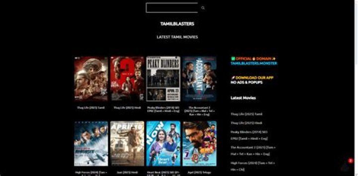 TamilBlasters: Latest Links & Proxies (2025) - Access & Updates