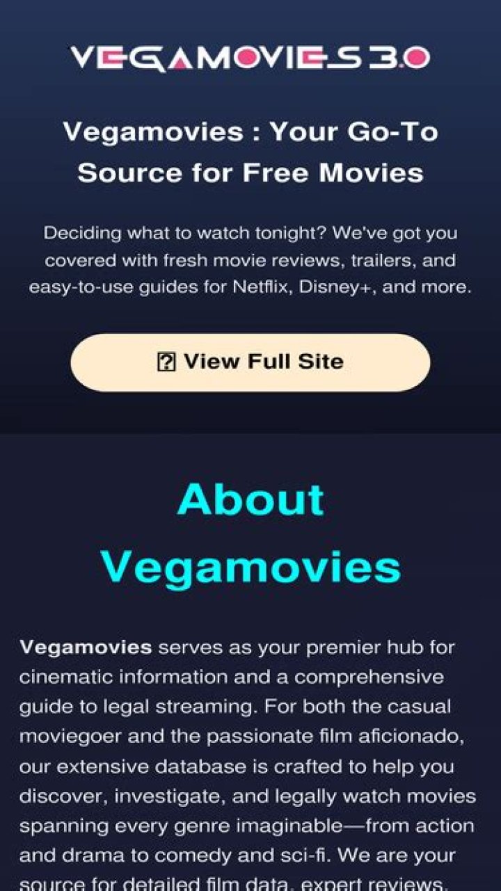 Vegamovies Insights: Top Competitors, Traffic & Analysis - January 2025