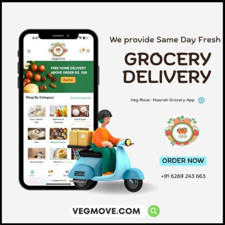 Vegmove Howrah: Fresh Groceries & Free Delivery! Shop Now!